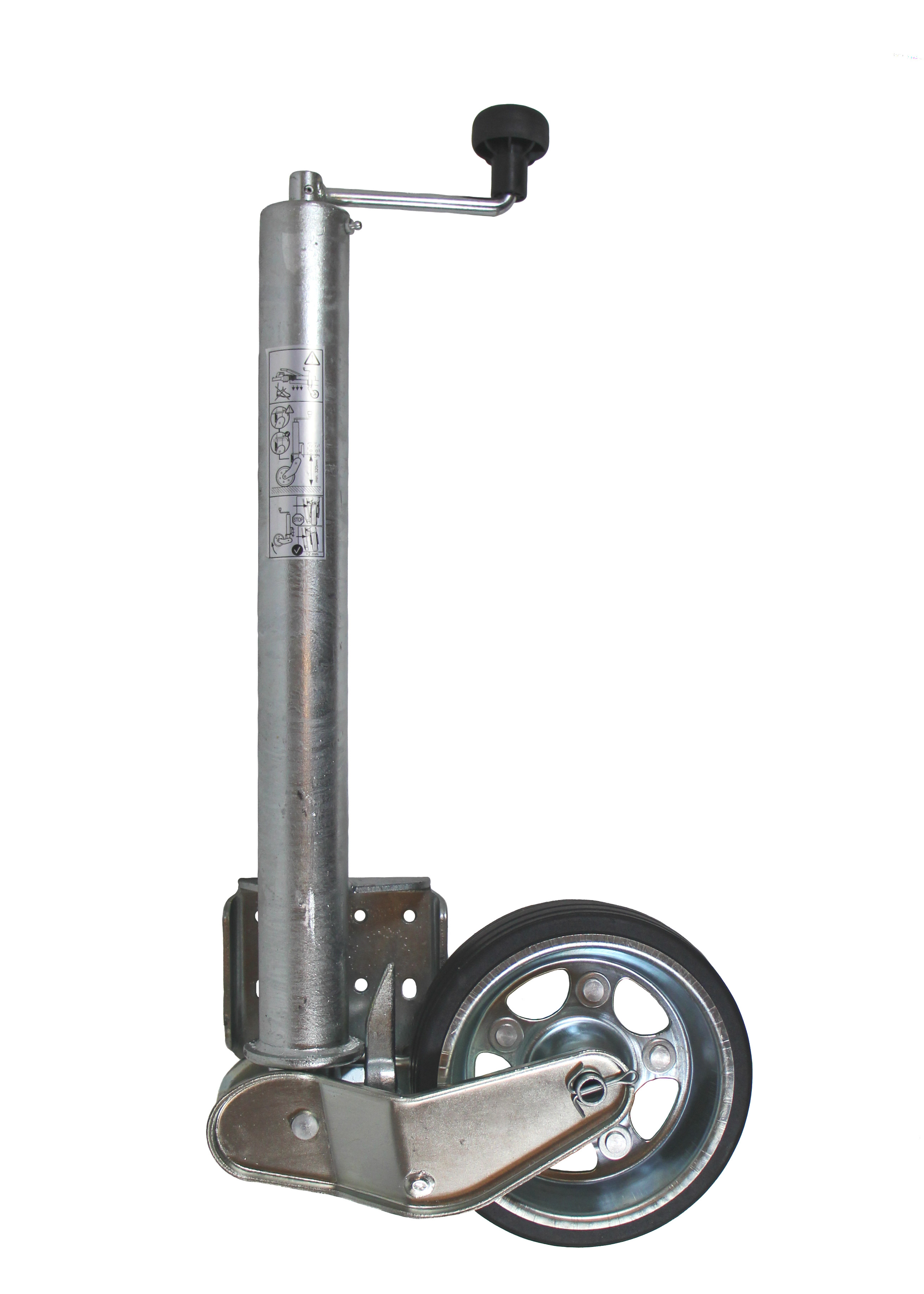 Næsehjul 500 kg ø 60 mm 230x85 mm klapbart til AL-KO