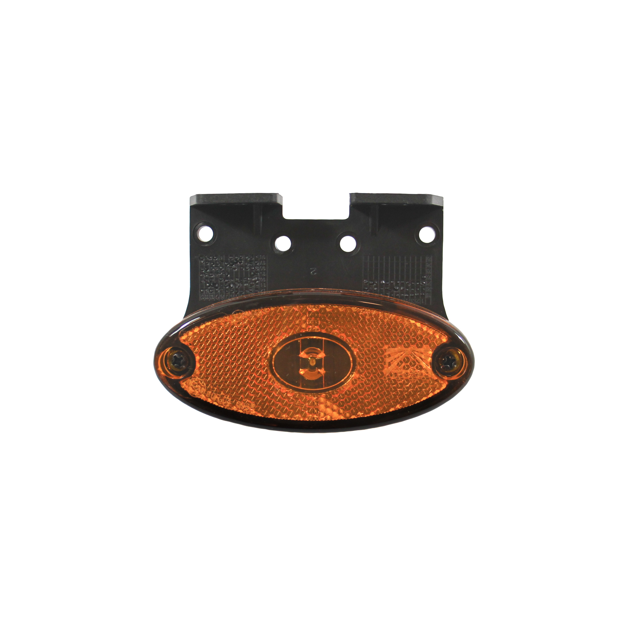 Flatpoint dc 12v LED gul m/holder