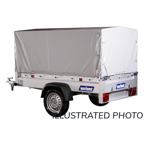 HØJ PRESENNING M/STATIV 205X122X73 RAPTOR TIPPY 1