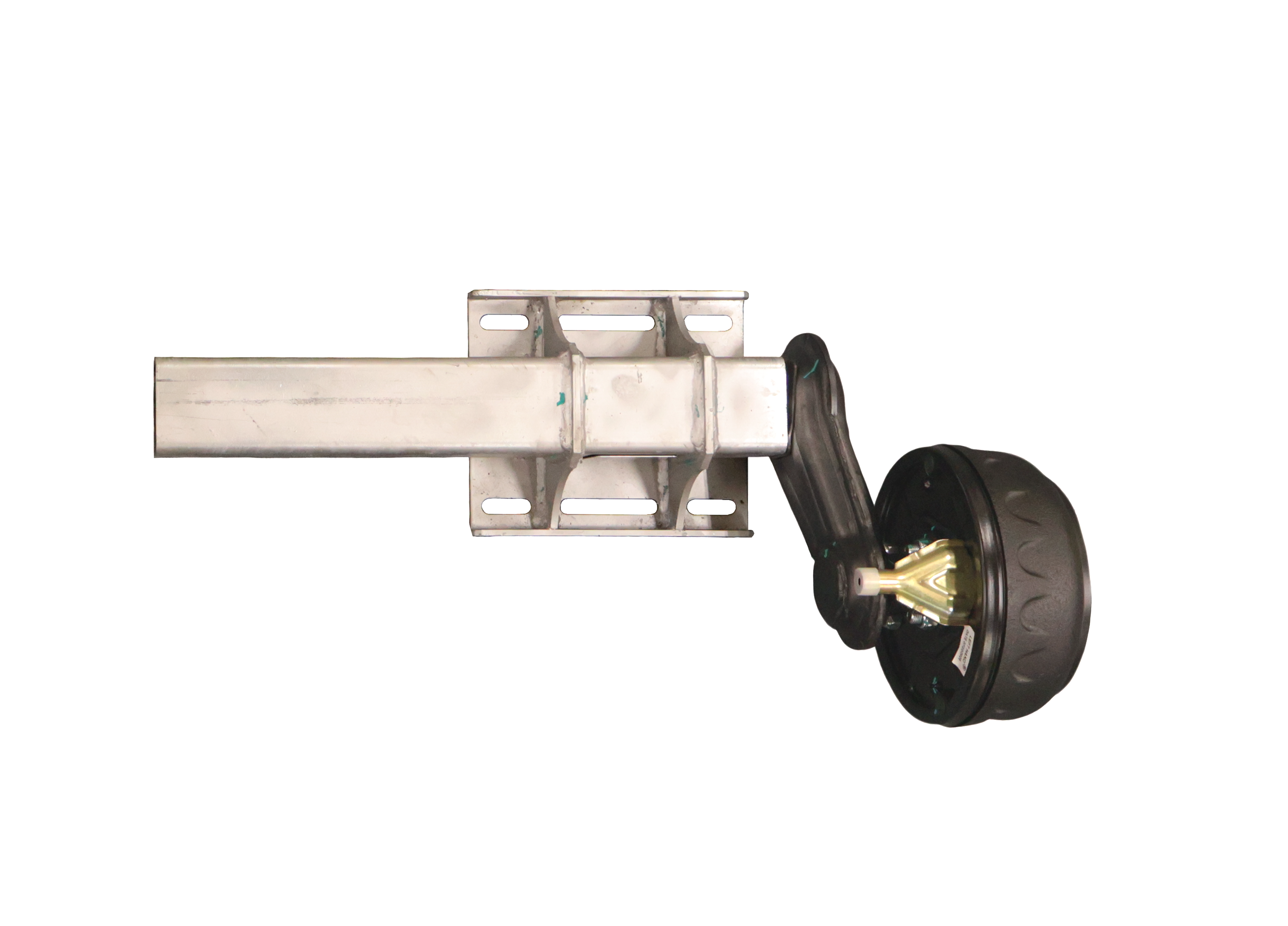 Universal aksel - justerbar med bremse 1350 kg 5x112 ("KNOTT") - Venstre side