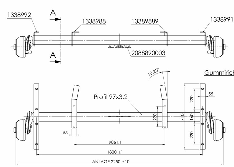 ALKO AKSEL 1300KG 5X112 A:1800 C:2250 - SPECIAL KONSOL
