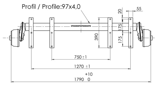 ALKO AKSEL 1500KG 5X112 A:1270 C:1790