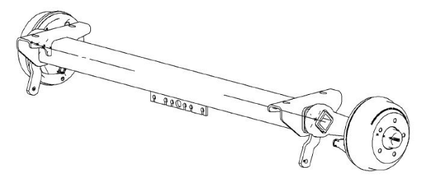BPW AKSEL 1350KG 5X112 A:1490 C:1935
