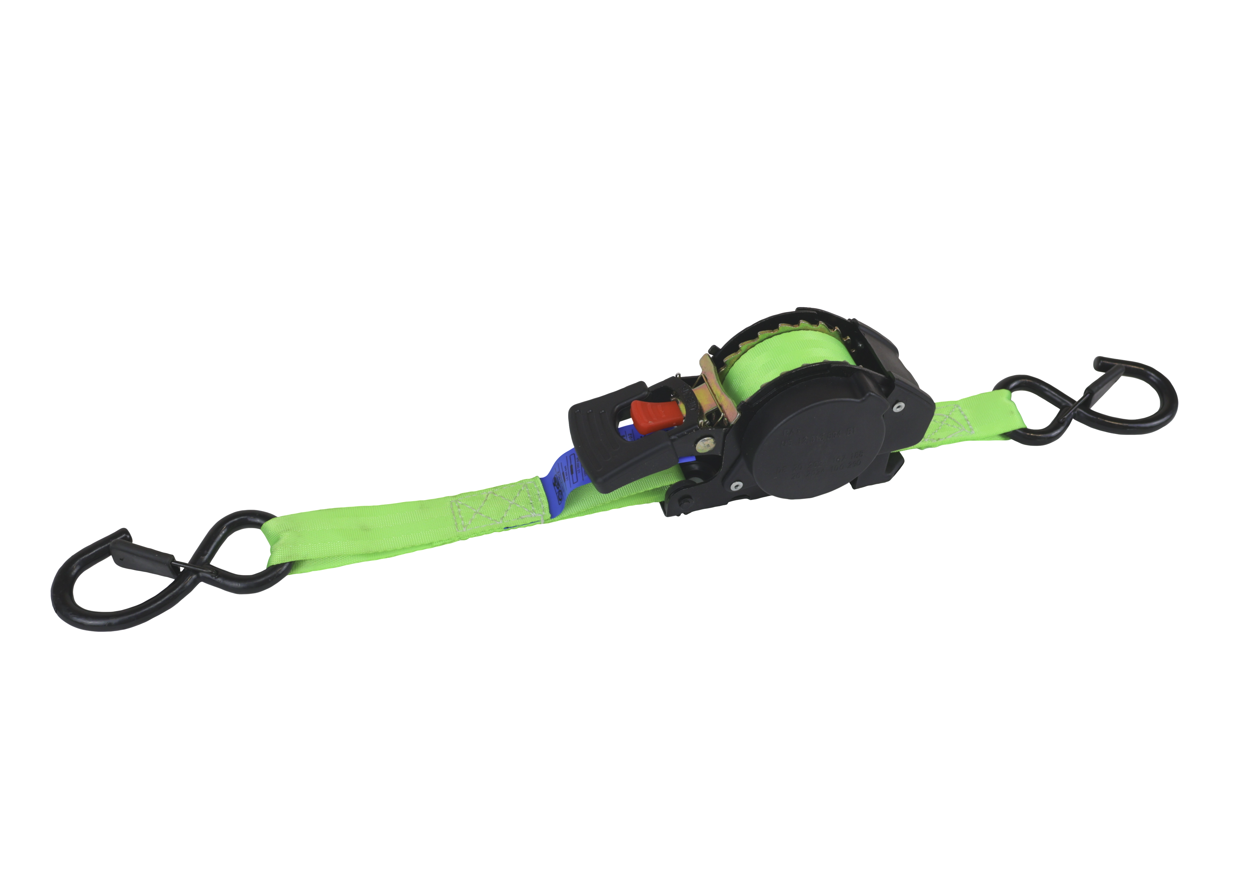 Surring med automatisk oprul - 1000 kg - 25 mm - 4m