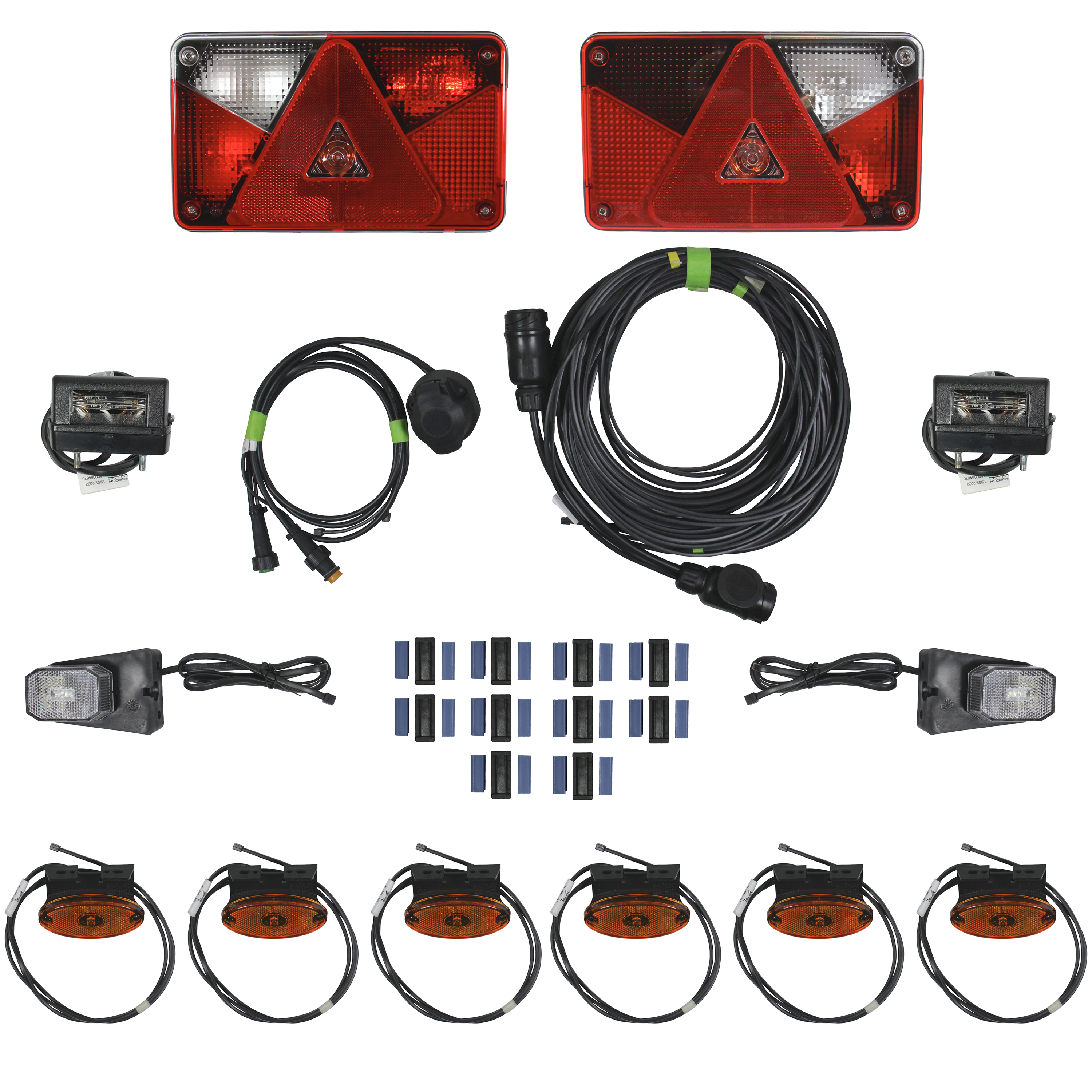 BÅDTRAILER LYGTE KABELSÆT - 9 METER KABEL