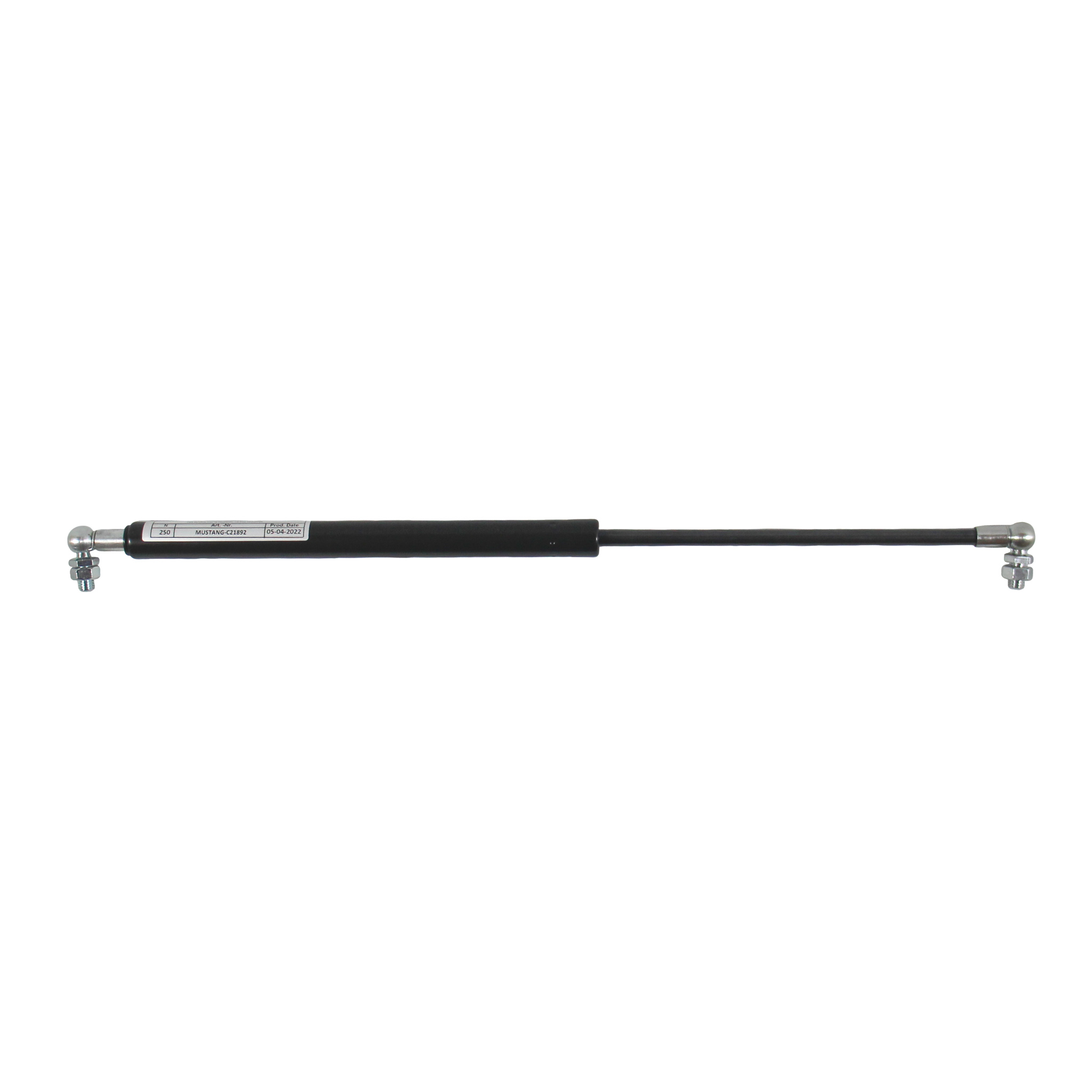 GASFJEDER TIL MUSTANG HESTETRAILER - 450 MM - 250N