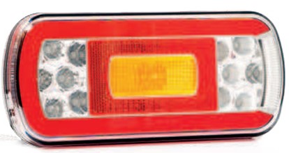 FRISTOM LED LYGTE FT-130 VENSTRE - UDEN NUMMERPLADELYS