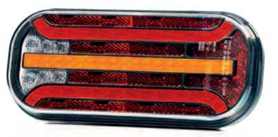 FRISTOM LED LYGTE FT-230 VENSTRE - UDEN NUMMERPLADELYS