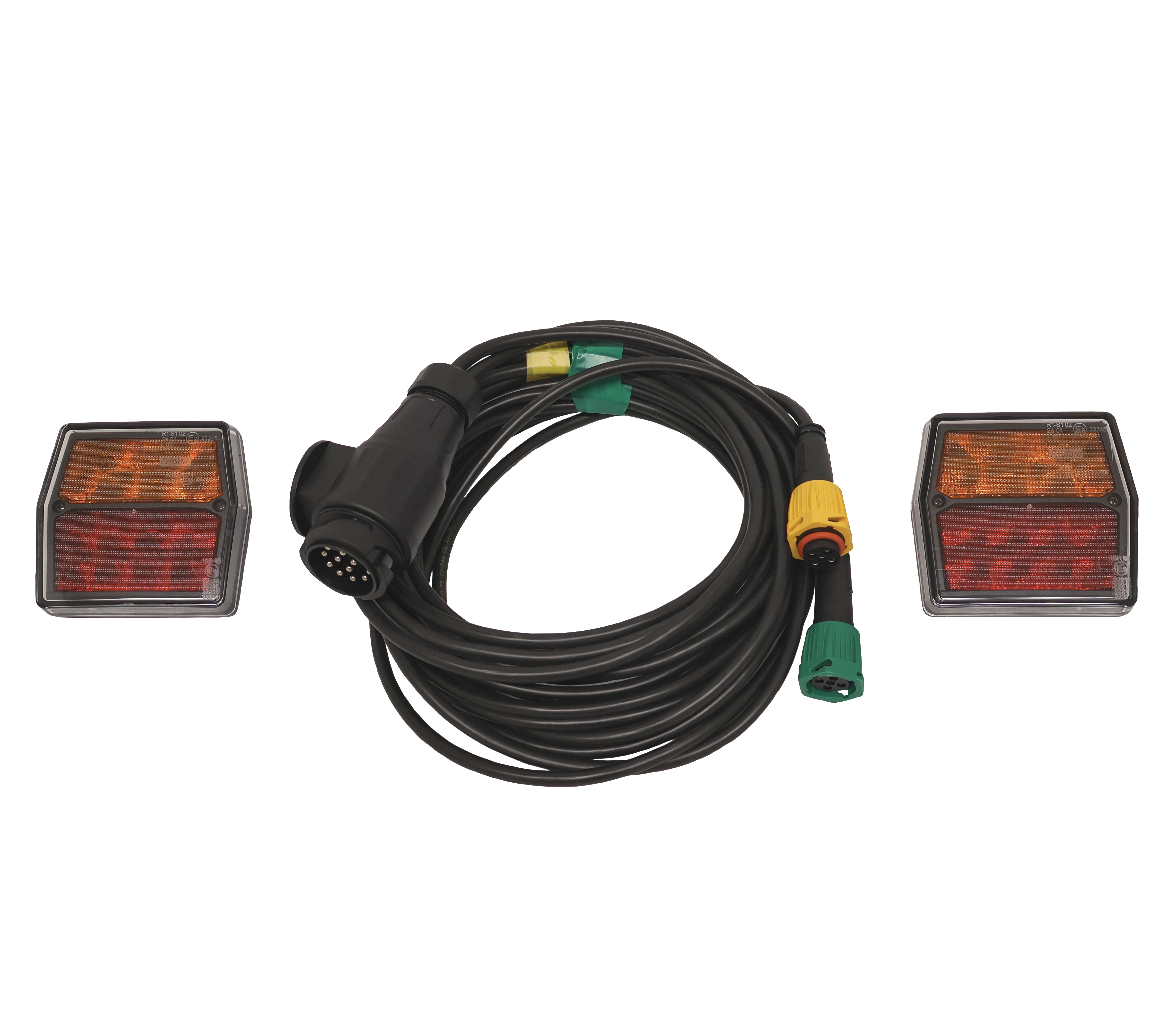 LED LYGTE/KABELSÆT FRISTOM 6 - 5 METER 13 POLET KABEL