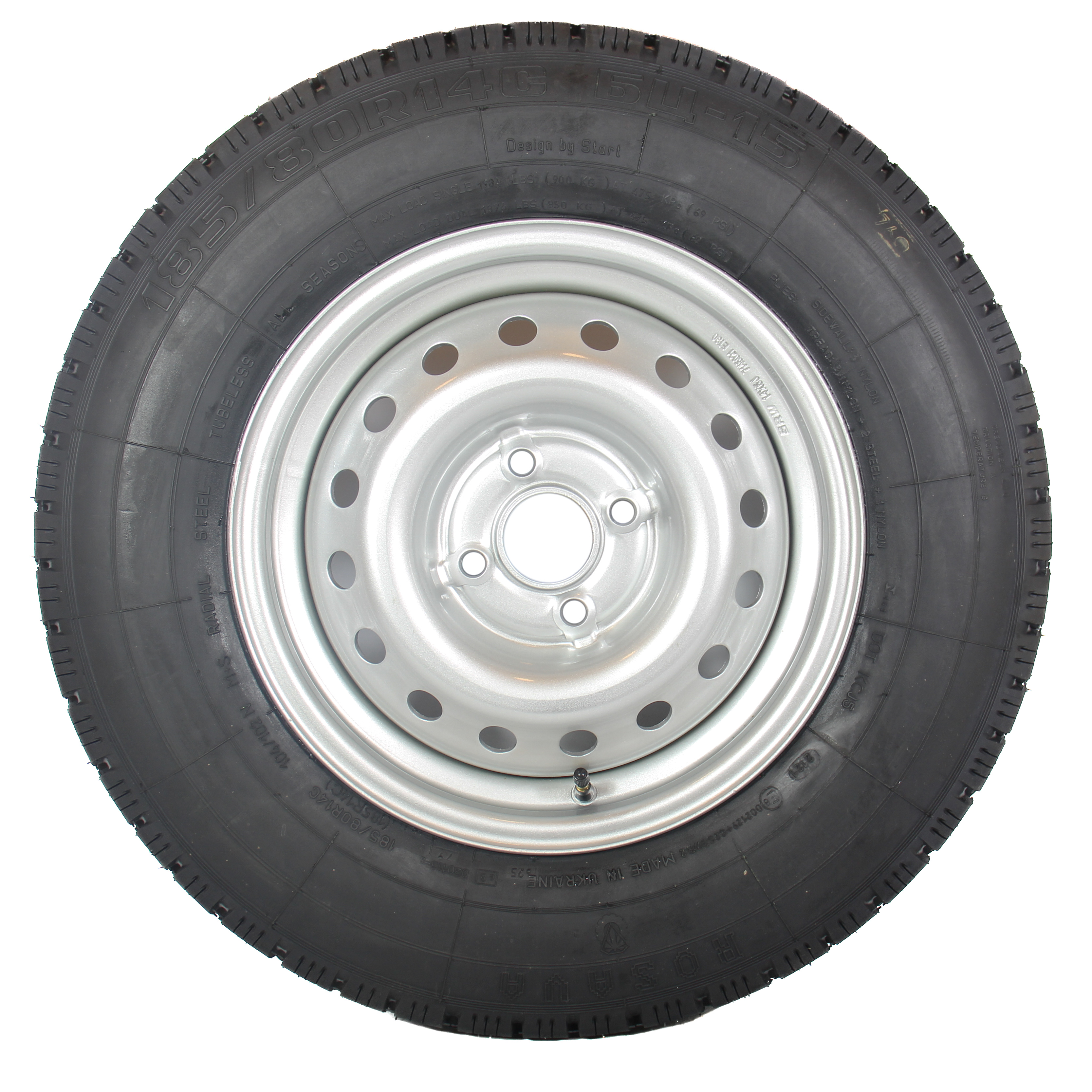 TRAILERHJUL 185R14C 104N 4X100 FÆLG