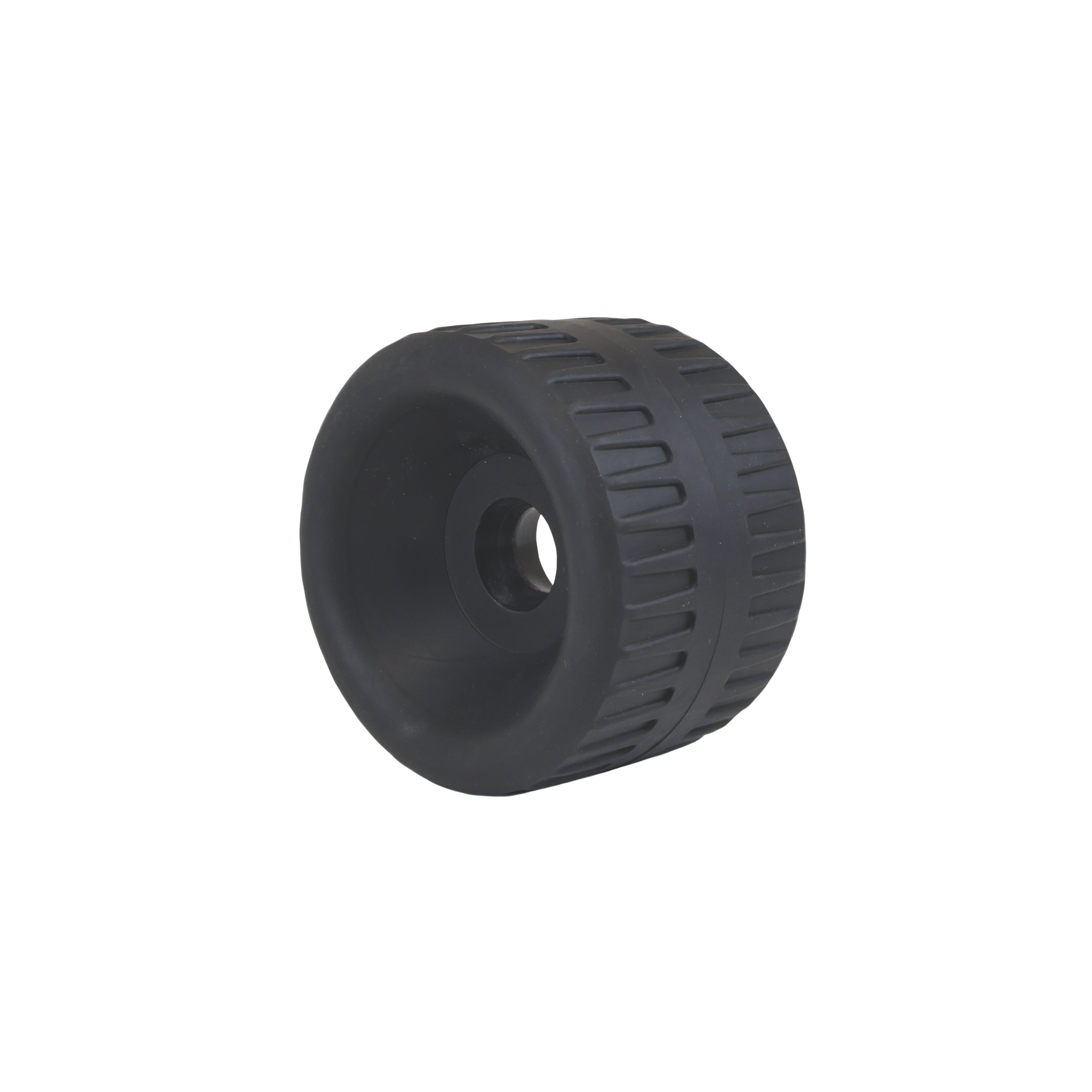 LØS SIDERULLE Ø123 MM - SORT - FOR BRENDERUP
