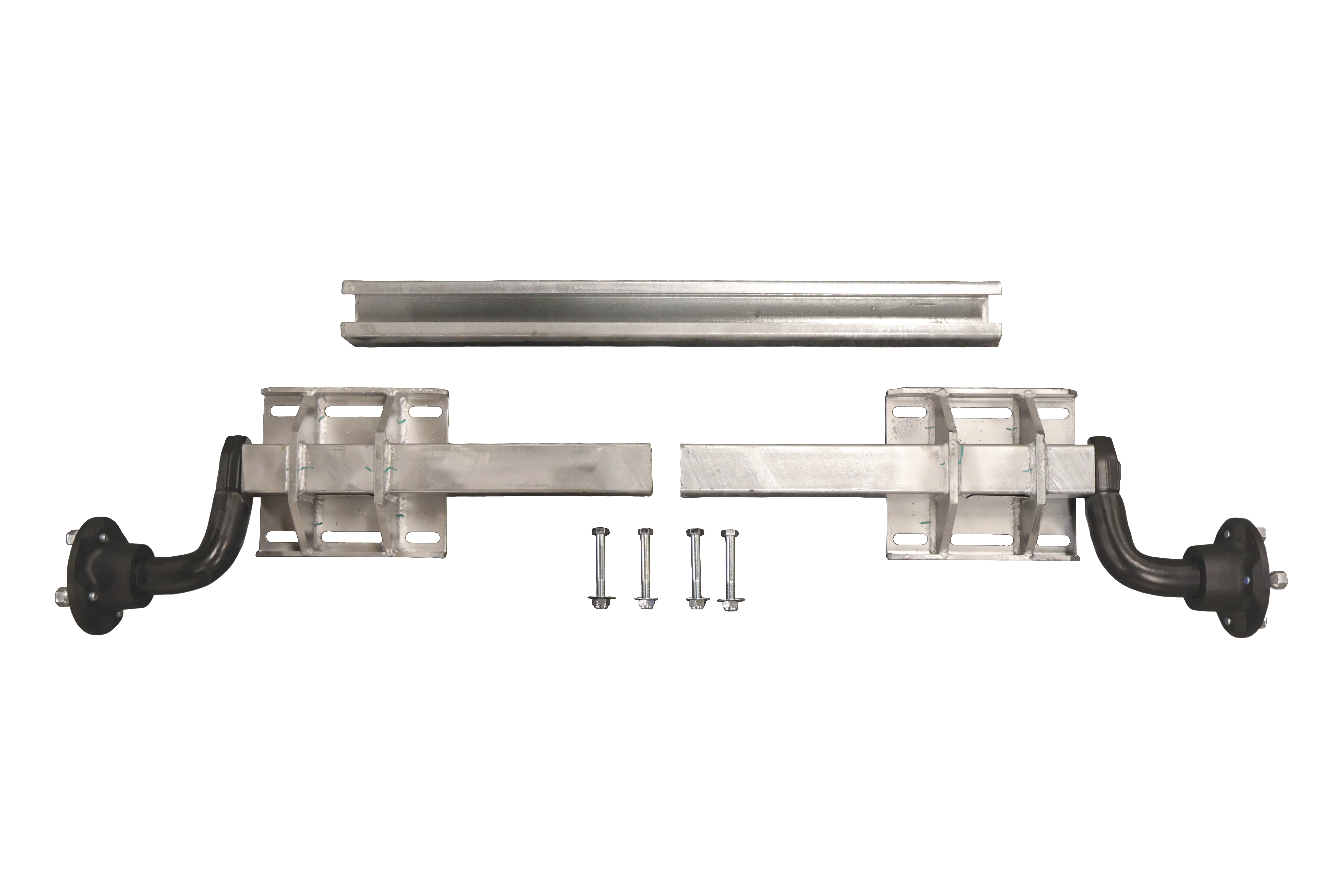 Universal aksel - justerbar 1500 - 1850mm løbeaksel 750 kg 4x100