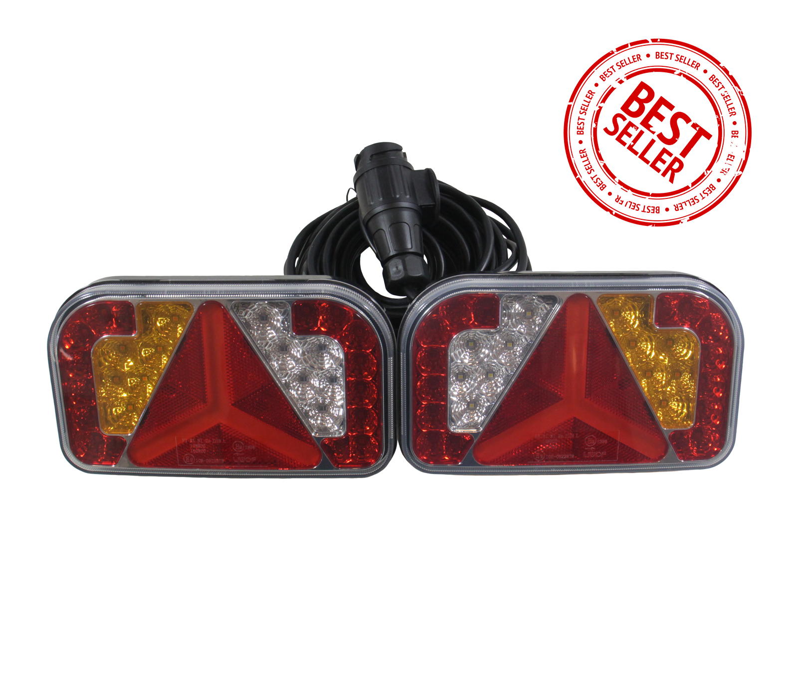 LED LYGTESÆT 13 POLET - 5,5 METER KABEL