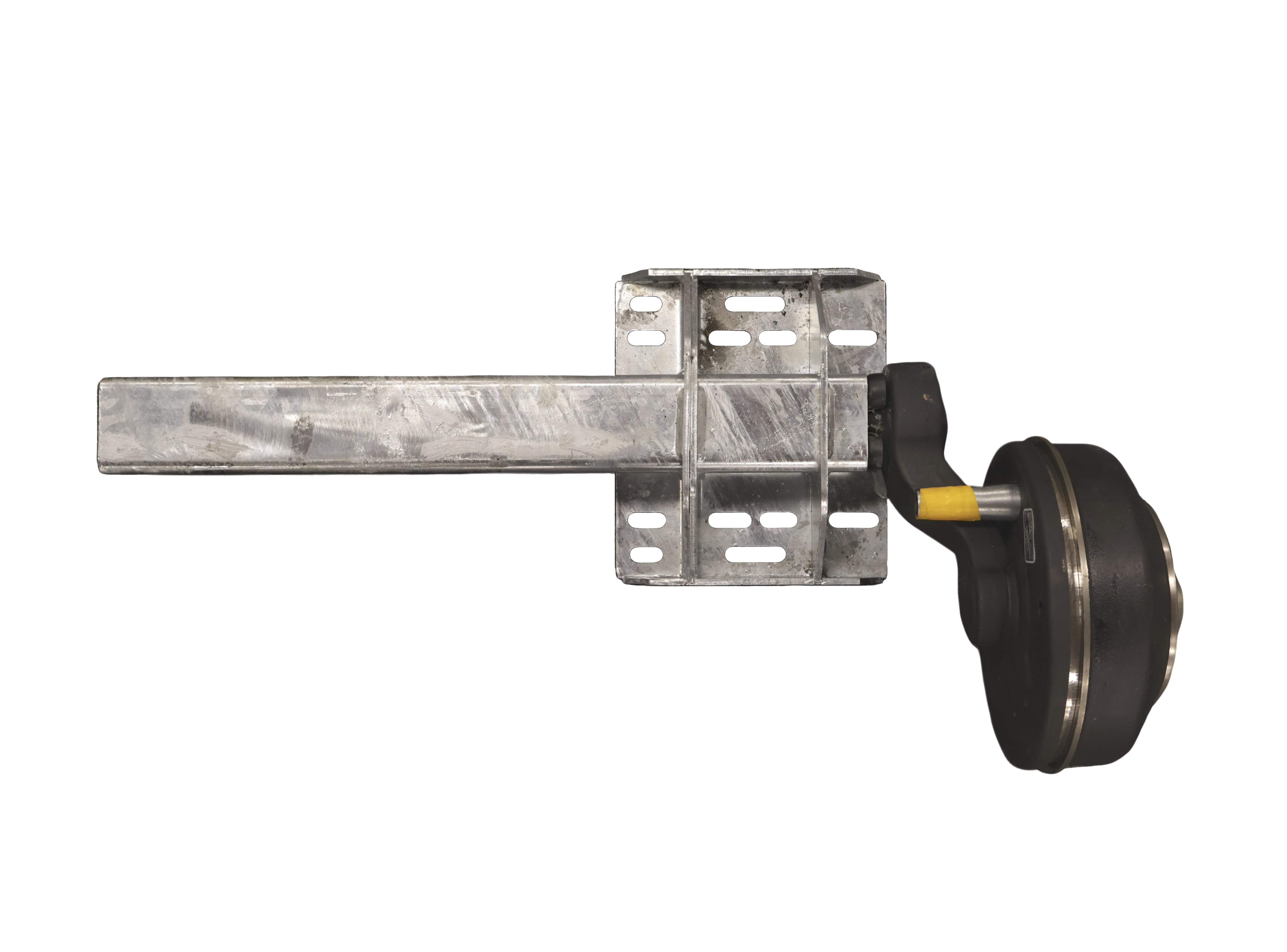 Universal aksel - justerbar c-mål 1650 - 2170mm med bremse 1800 kg 5x112 ("BPW") - Højre side