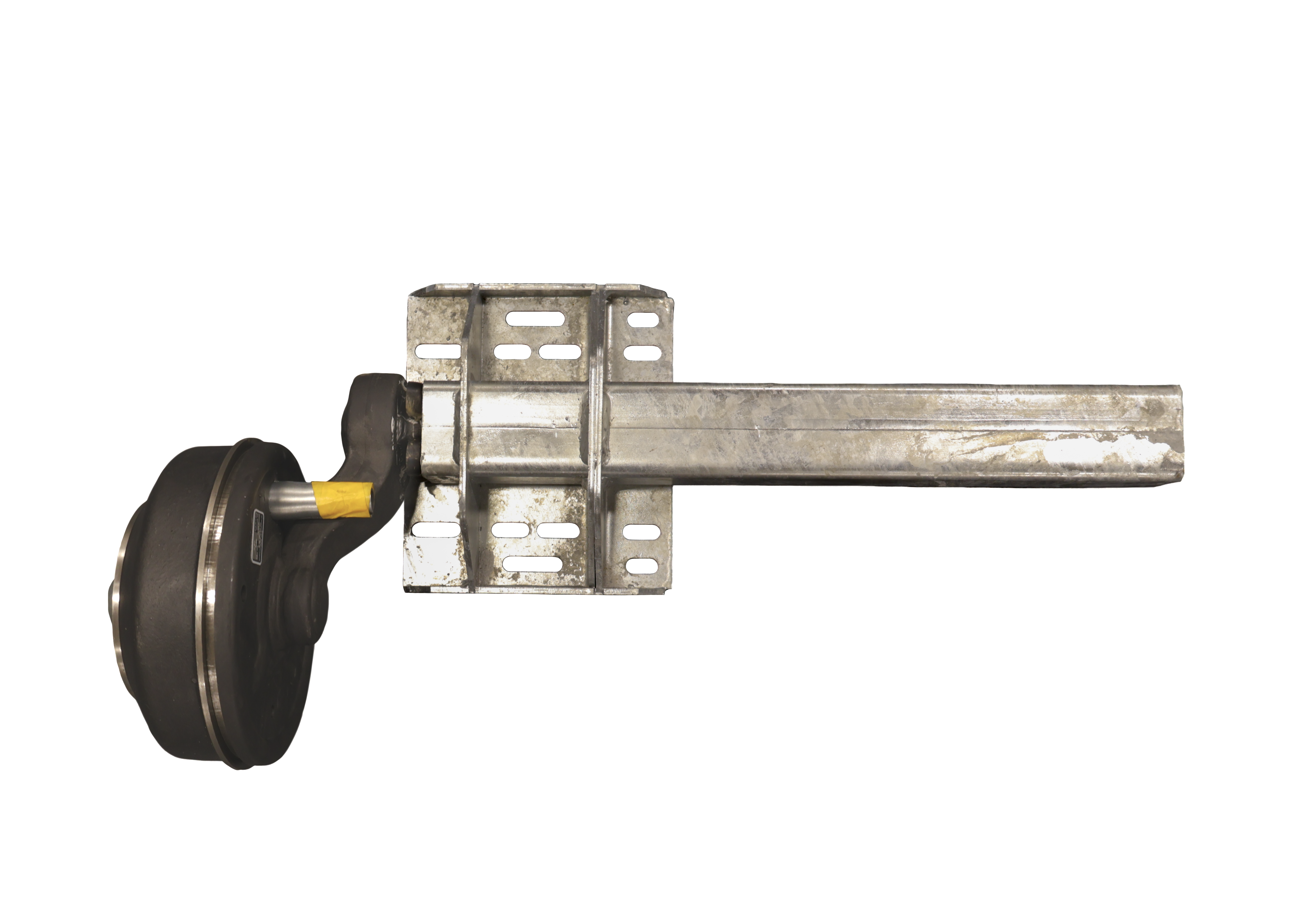 Universal aksel - justerbar c-mål 1650 - 2170mm med bremse 1800 kg 5x112 ("BPW") - Venstre side