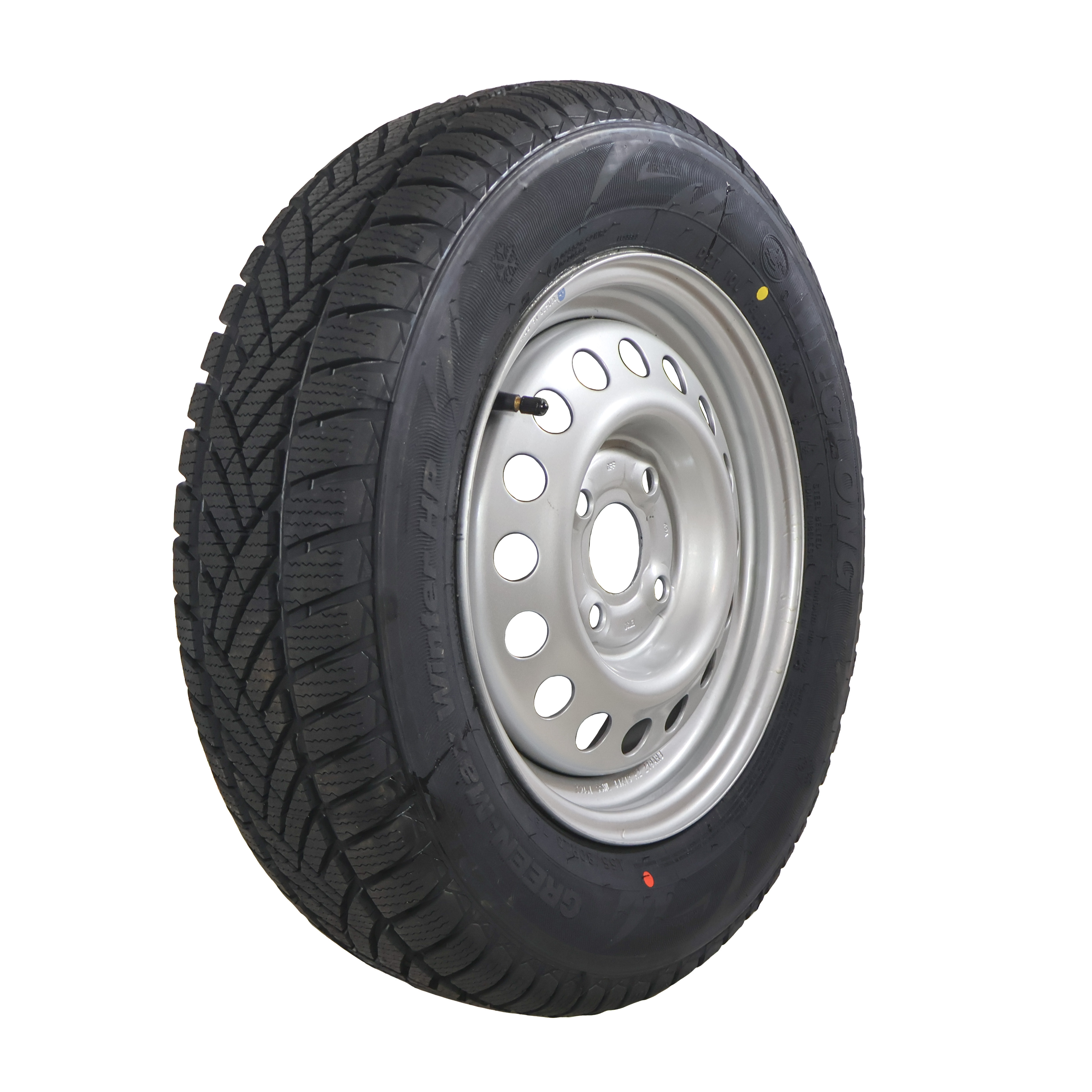 VINTERHJUL TIL TRAILER 155/80R13 4X100, 437 KG, 79T med vinterdæk