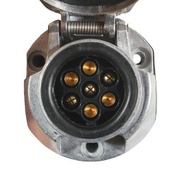 STECKDOSE 7-POLIG AUS METALL