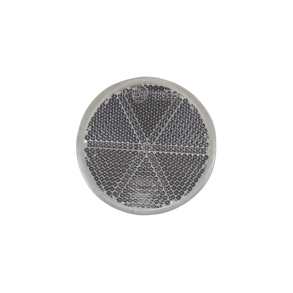 Refleks rund hvid selvkl�b. �60mm