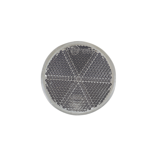 Refleks rund hvid selvkl�b. �60mm