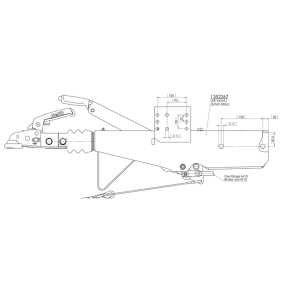 PSKJUTSBROMS ALKO 251S 1500-2600 KG FIRKANTPROFIL 100x100