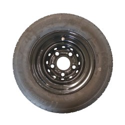 ANHNGERREIFEN INKL. FELGE 195/55R10C 5x112 750KG - SCHWARZE FELGE