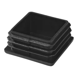 ENDKAPPE 40x40 - SCHWARZ