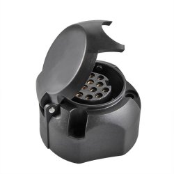 13-POLIG KONTAKTDOSA M. GUMMIFRSEGLING