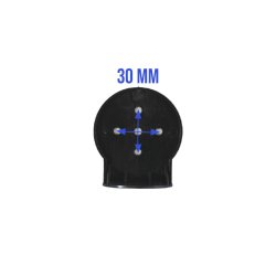 Refleks rund hvit p� holder �60