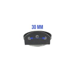 Refleks rund hvit p� holder �60