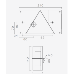 MULTIPOINT I BAKLYKTA HGER KOMPLETT 5-POLIG