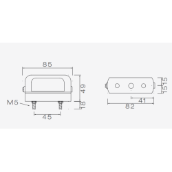 NUMMERNSCHILDBELEUCHTUNG REGPOINT 26-1200-007