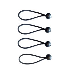 ELASTIKSNOR MED KUGLE-LUKNING 4 STK.