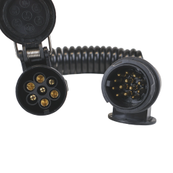 F�RL�NGNINGSKABEL MED ADAPTER � 13 BIL / 7 SL�PVAGN � 2,4 m