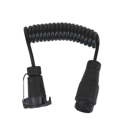 F�RL�NGNINGSKABEL MED ADAPTER � 13 BIL / 7 SL�PVAGN � 2,4 m