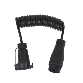 F�RL�NGNINGSKABEL MED ADAPTER � 13 BIL / 7 SL�PVAGN � 2,4 m