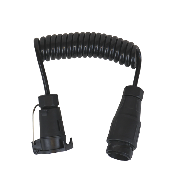 F�RL�NGNINGSKABEL MED ADAPTER � 13 BIL / 7 SL�PVAGN � 2,4 m