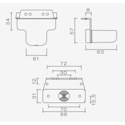 ASPCK SIDEPOINT GUL/DC 90 GR HOLDER