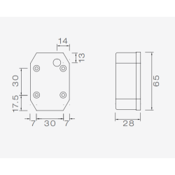 FLEXIPOINT LED WEISS 1 M DC 12V MIT HALTER