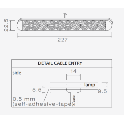 BREMSELYGTE 227 MM PBYGNING 3,5 M