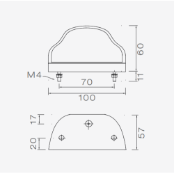 NUMMERPLTSLYKTA LED + DC-KABEL