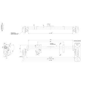 BPW AKSEL 1350KG 4x100 A:860 C:1830