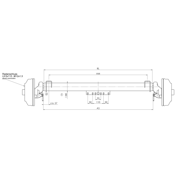 ALKO AXEL 1800KG 5X112 A:1700 C:2190