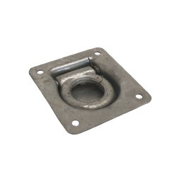 UNTERLEGPLATTE + SPANNRING FR EINGEBAUTE MONTAGE  FEUERVERZINKT
