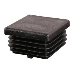 ENDKAPPEN 35 x 35 x 1 - SCHWARZ