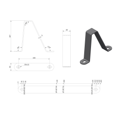 STTZFUSS / ABSTTZBGEL SCHMAL HOCH