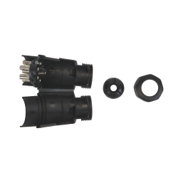 7-POLIGER STECKER MIT SCHRAUBANSCHLUSS