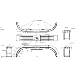 SKRM 2 AKS. PLAST BOOGIE 220MM HJRE/VENSTRE ALKO