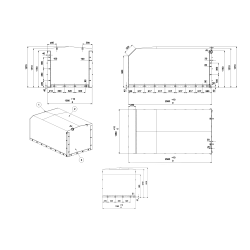 Humbaur ha132513 h�j presenning  trailer m�l 257 x 137 cm