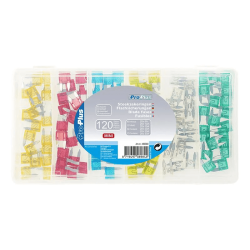 MINI - 120 STK. BLADSIKRING SIKRING SORTIMENT 5A - 30A