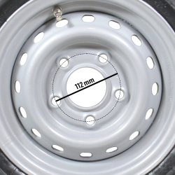 14" TRAILERHJUL 185R14C 104N 5X112 FLG